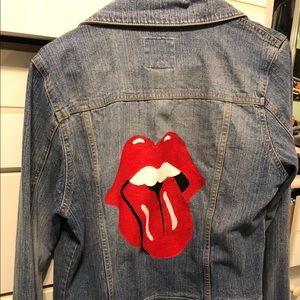 Rolling Stones jean jacket
